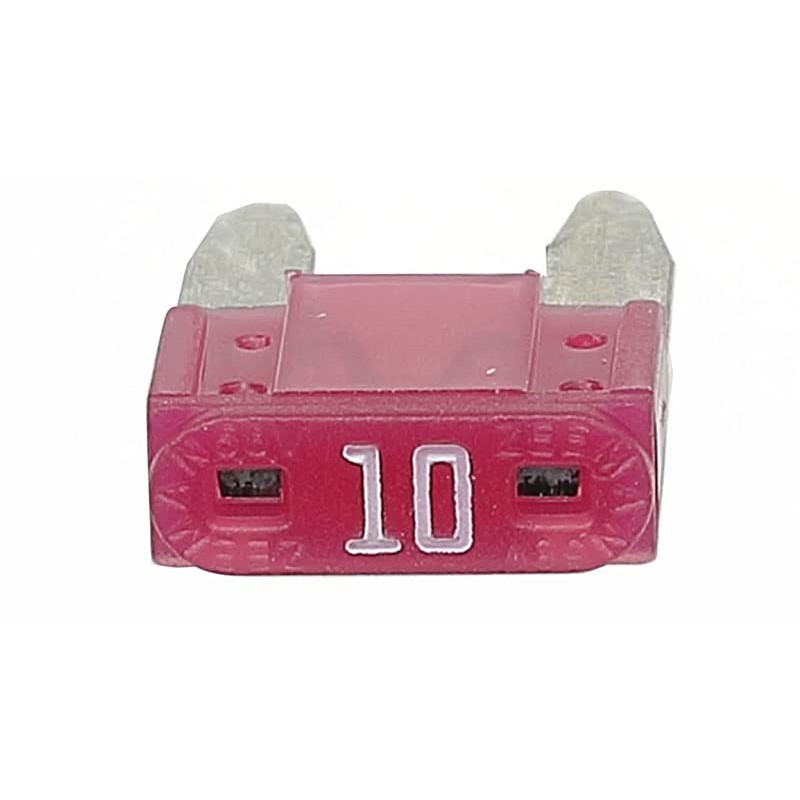 Kijima 304-7108 Mini Flat Fuse, 10A, 5 Pack