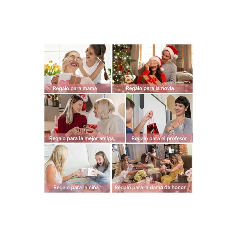 12 Piezas Joyero para Mujer, Caja de Almacenamiento de Joyas,