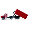 DCD Peterbilt 367 Red Roll-Off Dump Truck 1/87 (HO) Plastic