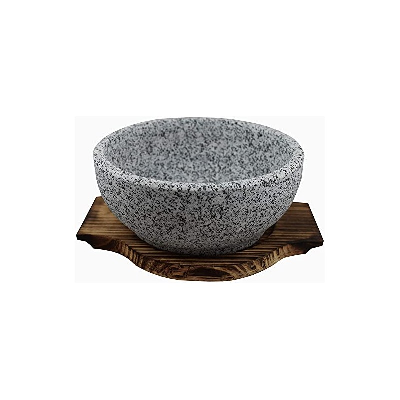 SUNRISE Natural Stone Bowl For Bibimbap and Soup (32 OZ)