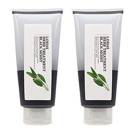 Techno Eight Rohas Herb Treatment, Black Moist 7.1 oz (200 g), Total of 2 Pieces