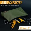 Small Tool Pouch Zipper, Small Tool Bag, Multipurpose Storage Pouch,