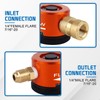 Boltigen HVAC Nitrogen Regulator, Adjustable Nitrogen Purge Tool, 1/4'' Flare