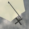espidoo 9.5FT Cantilever Patio Umbrella: Heavy Duty Metal Frame with