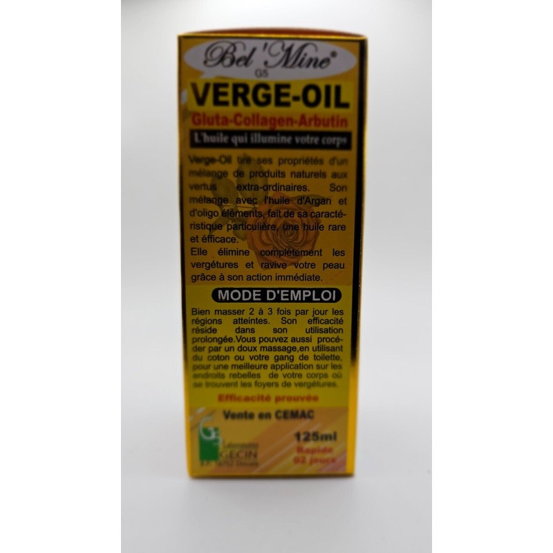 Bel Mine Verge Oil Anti stretch marks oil with gluta-collagen