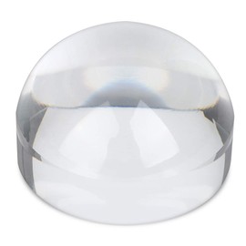 6X Magnifying Glass, 3.07in 78mm Dome Magnifier, Acrylic Optical Reading Magnifying Glass, for Seniors Small Fine Print, Newspaper, Bible, Document Examination, Recipes, Craft Map