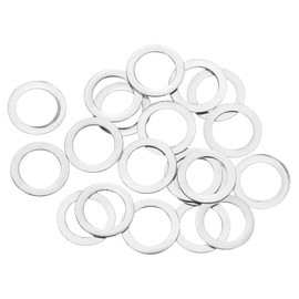 QUARKZMAN Pack of 20 M4 Washer, 4 x 6 x 0.1 mm, 304 Stainless Steel Flat Spacers for Screw, Bolt, Automotive, Industrial Machinery