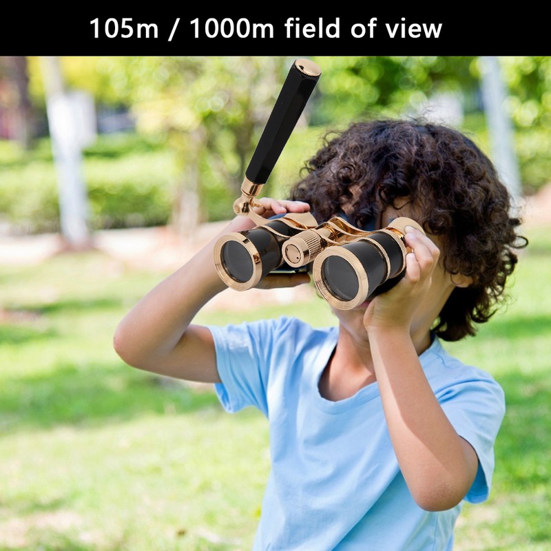 3X25 Opera Binocular Telescope Theater Portable for Women Girls Children