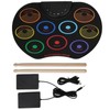 Electronic Drum Pad Portable Colored Hand Rolled Adult Beginner Percussion