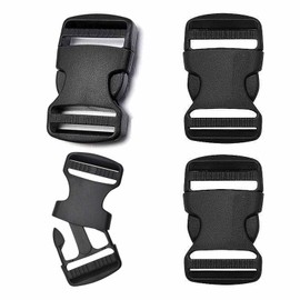 4PCS Plastic Buckle, Side Quick Release Buckle for Bracelets Backpack Tactical Bag and Gear,Buckles
