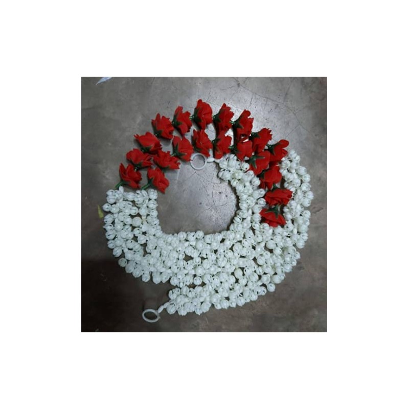 Pack of 4 artificial jasmine garland with Rose's wedding Decoration