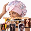 GDTOGRT Satin Silk Bonnet for Sleeping Women, Double Layer Sleep