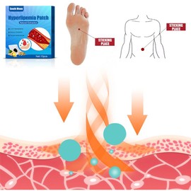 South Moon Herbal Belly Button Patches – Balance Blood Lipids & Support Healthy Blood Pressure – 10 Patches - Specification: 2 pcs