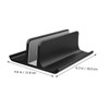 KOMBIUDA Aluminum Alloy Laptop Vertical Support Stand Durable Cooling Rack