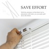 Clear Blind Wand 1 Set with Hook Detachable Vertical Window