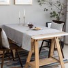 Home Brilliant 6ft Table Cloth, Solid Checker Tablecloth, Table Covers