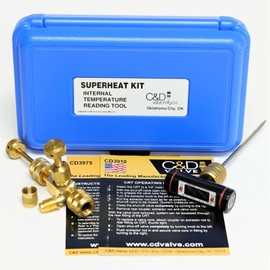 C&D Valve # CD3970 - Superheat Kit w/ CD3910 (CRT) and CD3975 Thermometer