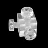 TAODAN 12PCS Square Fixing Block 10mm with 3 Screws Each