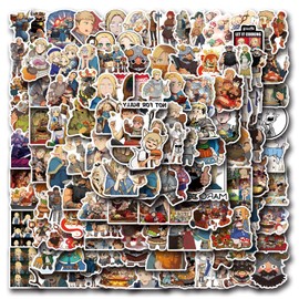 100PCS Delicious in Dungeon Stickers, Japanese Comic Cartoon Anime Stickers Pack for Water Bottle Skateboard, Vinyl Waterproof Laios Touden, Marcille Donato,Chilchuck Tims Decals for Teens Adults