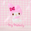 Sanrio 732141 My Melody Clear Pouch, Transparent PVC, Steel, Zipper