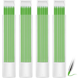 Hiboom 24 Pieces 2.8mm HB Refill for Carpenter Pencil, Study Long Lasting Pencil for Mechanical Woodworking Construction (Green)