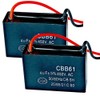 CBB61 4uF Capacitor 450V AC Ceiling Fan Capacitor 2 Wire