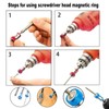 3-Piece Strong Magnetic Screw Ring Holder with 3-Piece Ph2 Screwdriver