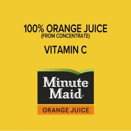 Unbranded Minute Maid Orange Fruit Juice Drink, 10 fl oz, 6 Bottles..