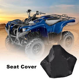 PIT66 Seat Cover, Compatible with Yamaha Grizzly 600 2006-2011 Seat Cover Standard Black Color Motorcycle Seatcover Seat Protector Replacement