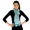 NELUHA Pashmina Scarf Turquoise Traditional Patterned for Men and Women