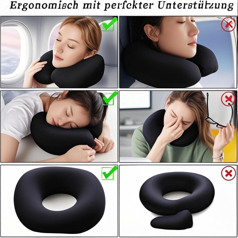 Grillix Travel Pillow Aeroplane Neck Pillow Travel Pillow, Travel Neck