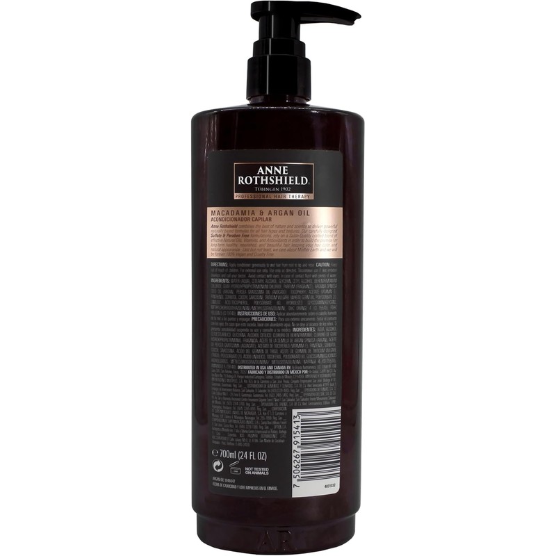 Anne Rothshield Acondicionador Macadamia and Argan Oil 700Ml