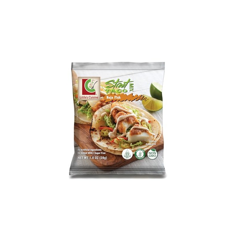 Little's Cuisine Street Taco Seasoning Mix | Baja Fish (Case