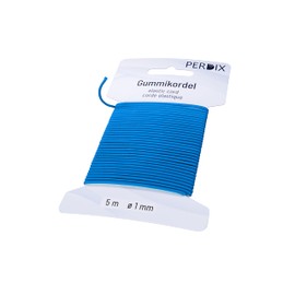perdix Elastic Cord 1mm 5M Blue Elastic Band for Bracelets Tent Backpack Garden Hat Rubber Cord