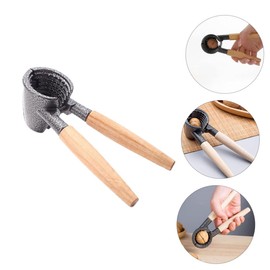 iplusmile Macadamia Nut Opener Walnut Shell Cracker Easy to Use Aluminum Nutcracker