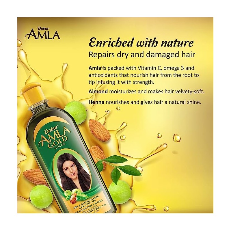 Dabur Amla Gold Hair Oil 200 ml
