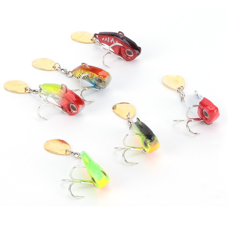 Metal Mini VIB with Spoon Trout Fishing Lure 9g Sinking