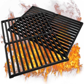 Paayox 15 inch Grill Grates for Weber Spirit Grill Parts Spirit 200 Series Parts E200 S200 S210 E210 Gas Grill Cooking Grids, 2 PCS Cast Iron Grill Grates Replacement for Weber 7522 7523