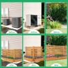 MOPHOTO Air Conditioner Fence Outdoor No-Dig Kit 36" W x