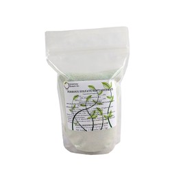 Ferrous Sulfate Heptahydrate 20% Iron (Fe) 12% Sulfur (S) 100% Water Soluble Powder"Greenway Biotech Brand" 2 Pounds