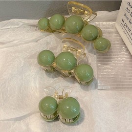 XINGNIAO Pearl Hair Clips, Large Hair Clips for Women and Girls, Non-Slip Strong Hair Accessories for Thick Hair and Thin Hair