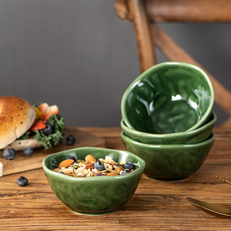 vicrays Ceramic Small Dessert Bowls Set - 10 oz, Set