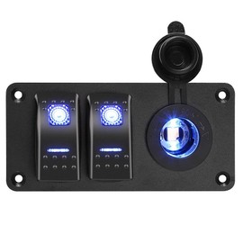 Meipire Waterproof Switch Panel Adapter for Car, Boat, Truck, RV, Caravan