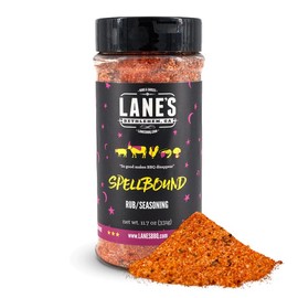 Lane's Spellbound Pork Rub Seasoning, All-Natural BBQ Seasoning Rib Rub, Premium Butt Rub Seasoning & Sweet BBQ Rubs for Smoking, Made in USA, 11.7 Oz