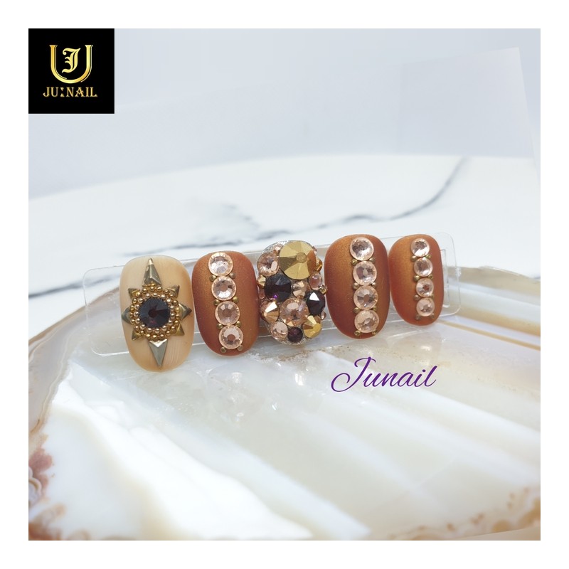 ⚜️Luxury Swarl handmade nail tips⚜️ - Long Almond / ⚜️명품스왈