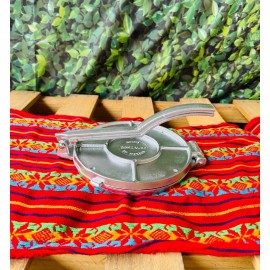 Gonzales Tortilla Press Manual 8in Aluminium. Tortilera Manual De Aluminum 8in