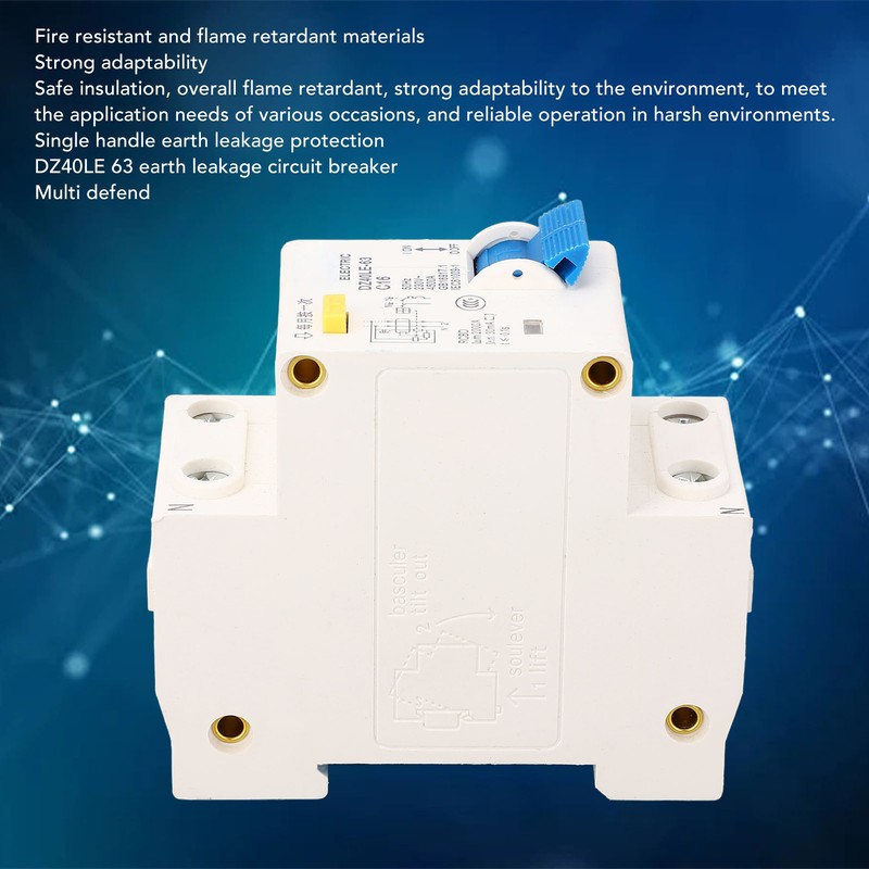 Air Switch with Leakage Protector Single Handle Circuit Breaker for