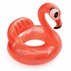 QPAU 43" Flamingo Pool Float, Neon Coral Inflatable Pool Float