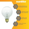 Sunlite 41733 G25 Globe Incandescent Light Bulbs, 25 Watts, Medium