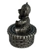 Torino Pewter Tooth Fairy Keepsake Box Teddy Bear 2" Tall